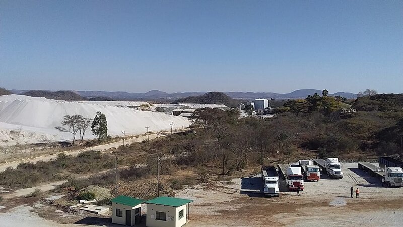 Aerial overview of Bikita Minerals operations